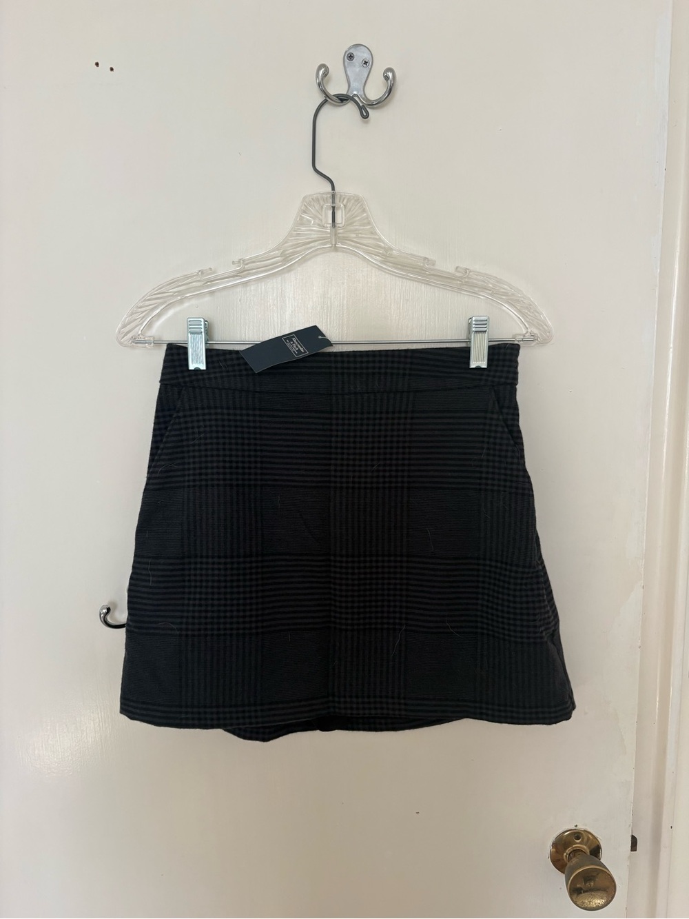 Abercrombie & Fitch Classic Black Plaid Mini Skirt